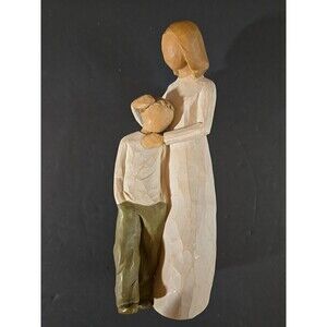 Willow Tree Mother & Son Figurine 8” Mother Comforts Son 8" by Susan Lordi 2002